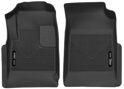 Husky Liners X-act Contour Floor Mats 2015 - 2022 Chevy Colorado GMC Canyon Crewith EXTENDED CAB ONLY Front Row 2-pc Black