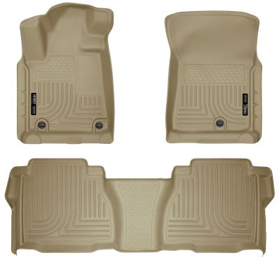Husky Liners Weatherbeater Floor Mats 07 - 2011 Toyota Tundra CREWMAX DOUBLE CAB ONLY Footwell Coverage