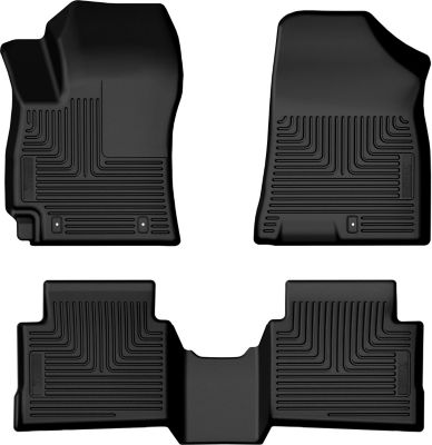 Husky Liners Weatherbeater Floor Mats 2024 - 2025 Hyundai Kona Front 2nd Row 3-pc Black