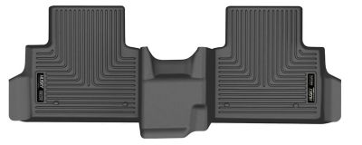 Husky Liners Weatherbeater Floor Mats 2021 - 2025 Jeep Grand Cherokee L with 2nd Row Bench Seat 2nd Row 1-pc Black