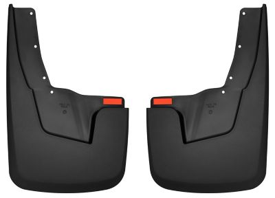 Husky Liners Custom Mud Guards 2019 - 2024 Dodge Ram 1500 with OEM Fender Flares Rear Set 2-pc Black