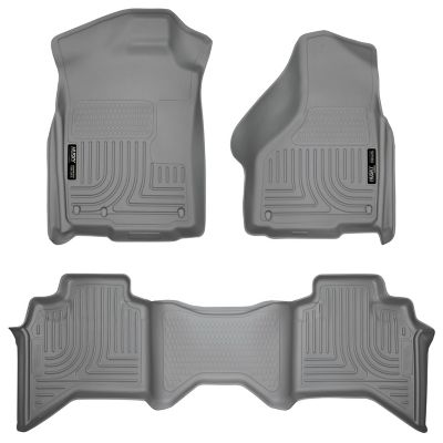 Husky Liners Weatherbeater Floor Mats 2002 - 08 Ram 1500 CREW CAB ONLY 03 - 2009 Ram 2500/3500 CREW CAB ONLY