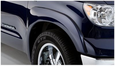 Image showing  Fender Flares OE Style 2007 - 2013 Toyota Tundra with Factory Mudflap Front Rear 4-pc Black