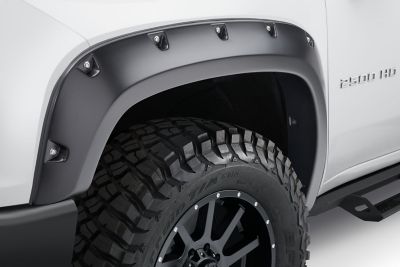 Husky Liners Fender Flares Pocket Style 2020 - 2025 Chevy Silverado 2500 HD 2020 - 2025 Chevy Silverado 3500 HD Black