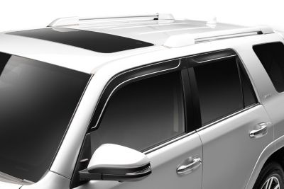 Image showing 0 th Husky Liners Low Profile Ventvisor Rain Guards 2010 - 2024 Toyota 4Runner Front Rear Smoke 4-pc