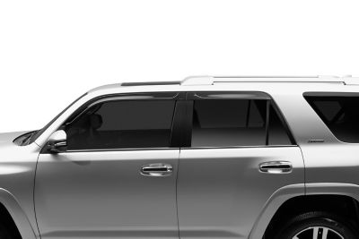 Image showing 1 th Husky Liners Low Profile Ventvisor Rain Guards 2010 - 2024 Toyota 4Runner Front Rear Smoke 4-pc