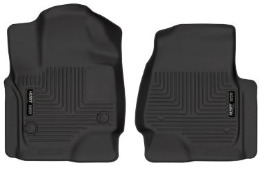 Husky Liners X-act Contour Floor Mats 2018 - 2024 Ford Expedition/Lincoln Navigator Front Row 2-pc Black