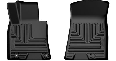 Husky Liners Weatherbeater Floor Mats 2022 - 2025 Genesis GV70 Front Row 2-pc Black