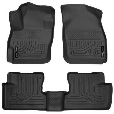 Husky Liners Weatherbeater Floor Mats 2010 - 2013 Mazda 3 Hatchback/Sedan Front 2nd Row 3-pc Black