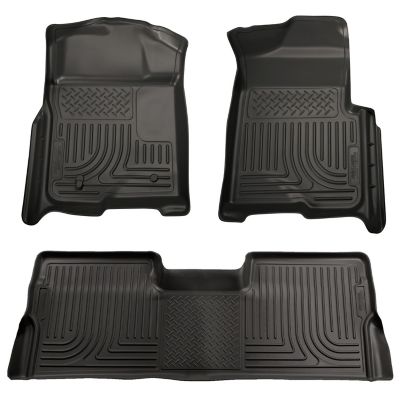 Image showing  Floor Mats 2008 - 2010 Ford F-250/F-350 SUPERCAB ONLY without Manual Transfer Case Shifter Footwell Coverage