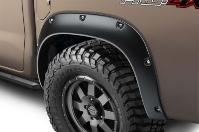 Image showing  Fender Flares Pocket Style 2022 - 2025 Nissan Frontier Front Rear 4-pc Black