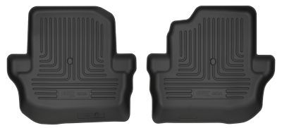 Husky Liners Weatherbeater Floor Mats 2018 - 2025 Jeep Wrangler JK/JL 2-Dr 2nd Row 2-pc Black
