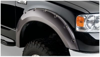 Image showing  Fender Flares Pocket Style 2004 - 2008 Ford F-150 Front Rear 4-pc Black