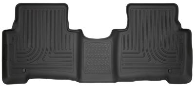 Husky Liners Weatherbeater Floor Mats 2013 - 2018 Hyundai Santa Fe 2019 Hyundai Santa Fe XL 2nd Row 1-pc Black