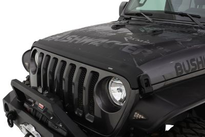 Image showing  Hood Protector 2020-2025 Jeep Gladiator 2018-2025 Jeep Wrangler JL 2-Door Includes Unlimited 4XE Models