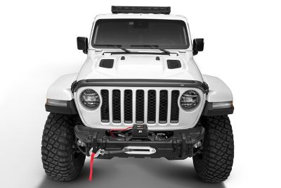 Image showing  Hood Protector 2020-2025 Jeep Gladiator 2018-2025 Jeep Wrangler JL 2-Door Includes Unlimited 4XE Models