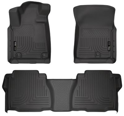 Husky Liners Weatherbeater Floor Mats 2014 - 2021 Toyota Tundra CREWMAX CAB ONLY Footwell Coverage