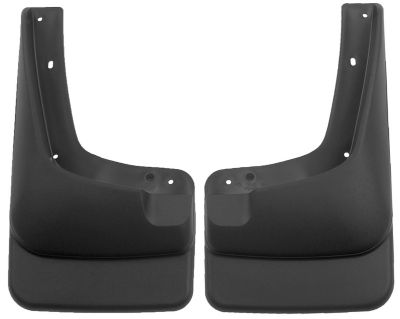 Husky Liners Custom Mud Guards 2000 - 2005 Ford Excursion 1999 - 2007 Ford F-250 F-350 Front Set 2-pc Black
