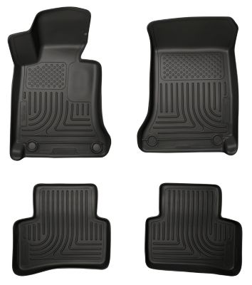 Husky Liners Weatherbeater Floor Mats 2012 - 2014 Mercedes-Benz C200 Sedan C350 2008 - 2014 Mercedes-Benz C300