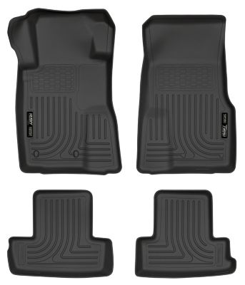 Husky Liners Weatherbeater Floor Mats 2010 - 2014 Ford Mustang Front 2nd Row 4-pc Black