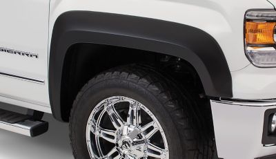 Image showing  Fender Flares Extend-A-Fender Style 2016 - 2018 GMC Sierra 1500 Factory Mud Flaps Must Be Removed Black