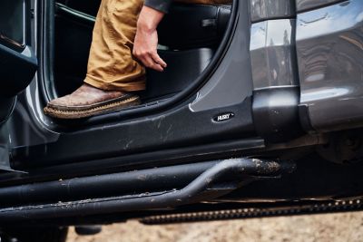 Image showing  Trail Armor Rocker Panel 2024 - 2025 Ford Ranger SuperCrew Rocker Panel 4-pc Black