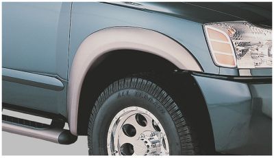 Image showing  Fender Flares Extend-A-Fender Style 2004 - 2015 Nissan Ti Beds without Lock Box Front Rear 4-pc Black