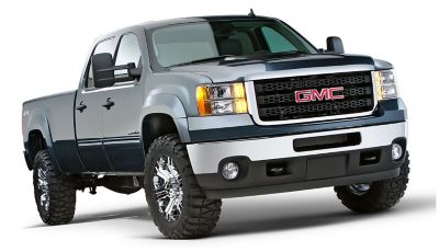 Husky Liners Fender Flares Extend-A-Fender Style 2007 - 2013 GMC Sierra 1500 58. Bed Front Rear 4-pc Black