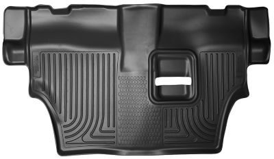 Image showing 0 th Husky Liners Weatherbeater Floor Mats 2011 - 2025 Dodge Durango with 2nd Row Bench Seat 3rd Row 1-pc Black