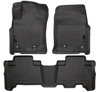 Husky Liners Weatherbeater Floor Liners I FR 2nd Seat Floor Liner 2013-2016 Toyota Land Cruiser