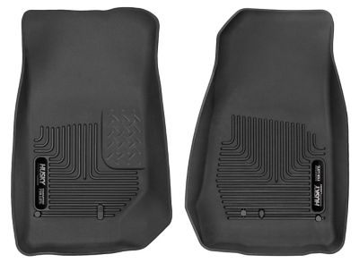 Husky Liners X-act Contour Floor Mats 2007 - 2018 Jeep Wrangler JK Front Row 2-pc Black
