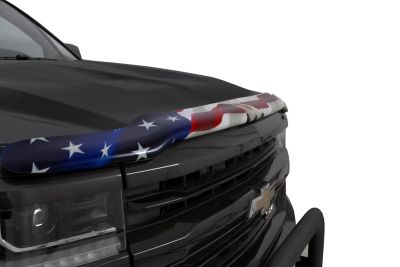 Husky Liners Hood Protector with American Flag 2007-2013 GMC Sierra 2007-2010 Sierra 2500 HD/3500 HD High Profile