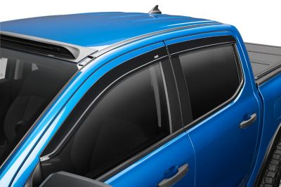 Husky Liners Low Profile Ventvisor Rain Guards 2019 - 2025 Ford Ranger CREW CAB ONLY Front Rear Smoke 4-pc