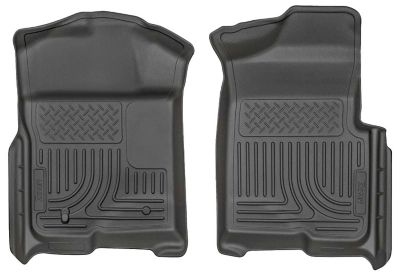 Husky Liners Weatherbeater Floor Mats 2009 - 2014 Ford F-150 All Cabs without Manual Shifter Front Row 2-pc Black
