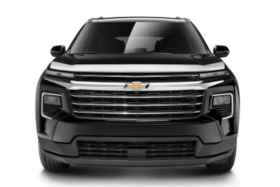 Image showing  Aeroskin Hood Protector 2024 - 2025 Chevy Traverse Low Profile Deflector / Bug Shield - 1 pc. Chrome