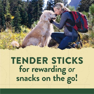 Image showing  Zukes Adventure Sticks Beef and Bison Dog Treats, Natural Dog Treat Sticks