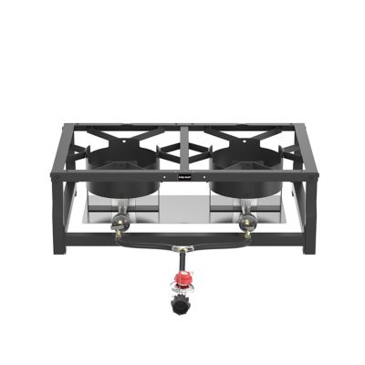 Fire Riot Propane 2-Burner Outdoor Camping Tabletop Stove, Portable Side Burner