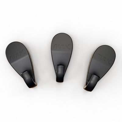 NUUK Heavy Duty Plastic Magnetic Universal Hooks 3 pk., BBQ Tool Hook, Cooking Utensil Hook