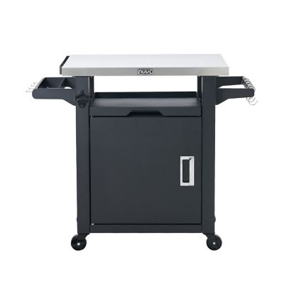 Image showing  Deluxe 30 in. Outdoor Prep Table Grill Cart, Kitchen Storage Cabinet & Cooking Station