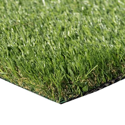 Image showing  Verdant Vista Lushscape Green 6 ft. x 8 ft. Pre-Cut Artificial Turf Rug - 38 mm Pile, Indoor/Outdoor, Pet Friendly