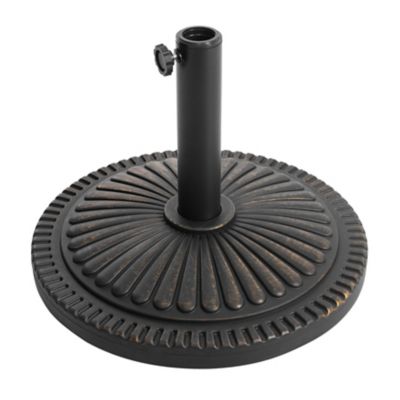 Image showing  Outdoor 33 lb. Round Patio Umbrella Base, Polyethylene and Concrete