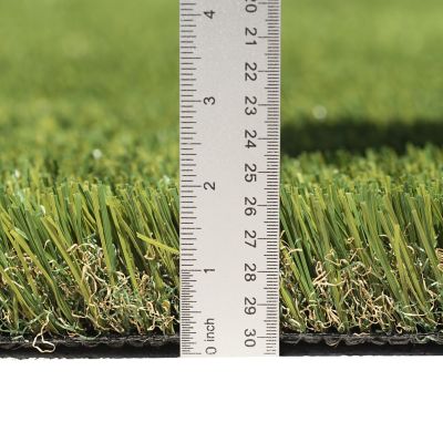 Image showing 2 th Ackland Verdant Vista Willow Green 15 x 100ft. Artificial Turf, 45mm Pile, 65 oz. Face Weight, Indoor/Outdoor, Pet Friendly