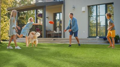 Image showing 6 th Ackland Verdant Vista Willow Green 15 x 100ft. Artificial Turf, 45mm Pile, 65 oz. Face Weight, Indoor/Outdoor, Pet Friendly