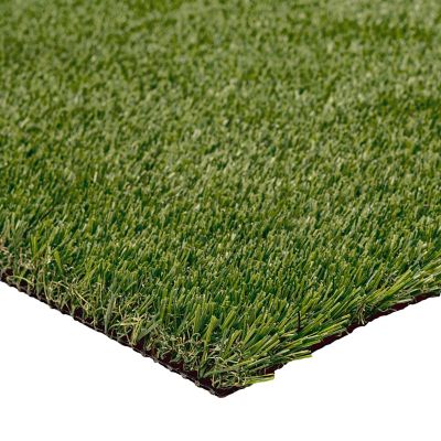 Image showing  Verdant Vista Willow Green 15ft x 100ft Artificial Turf - 30mm Pile, 70oz Face Weight, Indoor/Outdoor, Pet Friendly