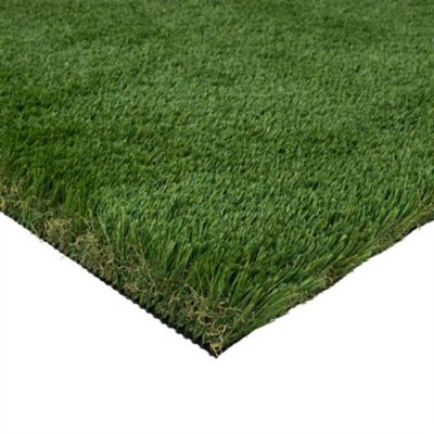 Image showing  Verdant Vista Willow Green 15ft x 100ft Artificial Turf - 60mm Pile, 107oz Face Weight, Indoor/Outdoor, Pet Friendly