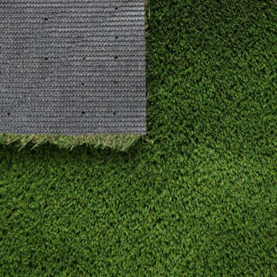 Image showing  Verdant Vista Willow Green 15ft x 100ft Artificial Turf - 60mm Pile, 107oz Face Weight, Indoor/Outdoor, Pet Friendly