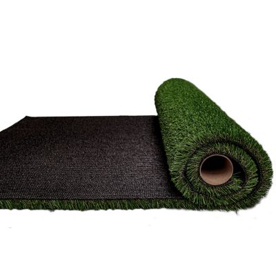 Image showing  Verdant Vista Eden Green 15ft x 100ft Artificial Turf - 30mm Pile, 65oz Face Weight, Indoor/Outdoor, Pet Friendly