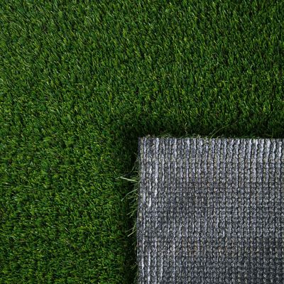 Image showing  Verdant Vista Willow Green 15ft x 100ft Artificial Turf - 40mm Pile, 50oz Face Weight, Indoor/Outdoor, Pet Friendly