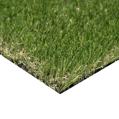 Image showing  Verdant Vista Lushscape Green 15ft x 100ft Artificial Turf - 40mm Pile, 50oz Face Weight, Indoor/Outdoor, Pet Friendly