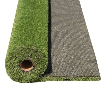 Image showing  Verdant Vista Lushscape Green 15ft x 100ft Artificial Turf - 45mm Pile, 84oz Face Weight, Indoor/Outdoor, Pet Friendly